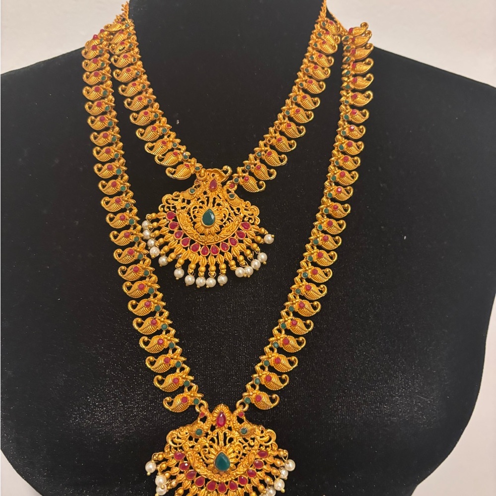 Indian two necklace only